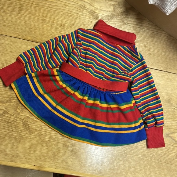 Vintage Toddler Turtleneck Dress - Picture 4 of 4